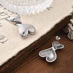 304 Stainless Steel Stud Earrings&nbsp;STAS-Z112-21P