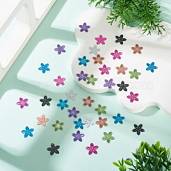 70Pcs 7 Colors Spray Paint 430 Stainless Steel Charms&nbsp;STAS-TA0006-07