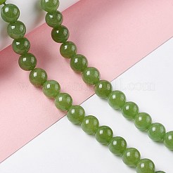 Natural White Jade Beads Strands&nbsp;G-I334-06B