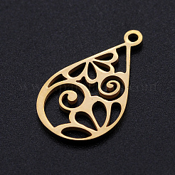 201 Stainless Steel Pendants&nbsp;STAS-S105-JN896-2