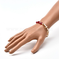 Shell Pearl Beaded Bracelets for Girl Women&nbsp;X1-BJEW-TA00014