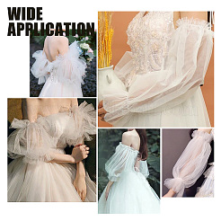Polyester Detachable Puff Sleeves&nbsp;AJEW-WH0083-26