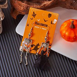 Zinc Alloy Enamel Dangle Earrings&nbsp;FS-WG84531-04