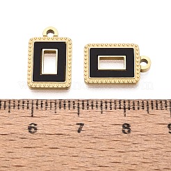304 Stainless Steel Enamel Pendants&nbsp;STAS-Q111-13G-02