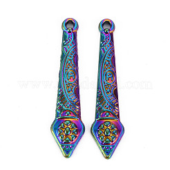 Rainbow Color Alloy Pendants&nbsp;PALLOY-S180-289-NR