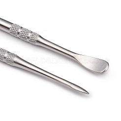 Stainless Steel Double-Sided Spear Point & Smoother Scoop&nbsp;AJEW-WH0121-28