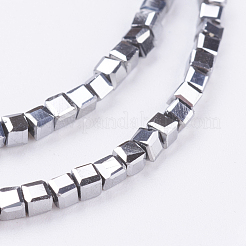 Electroplate Glass Beads Strands&nbsp;EGLA-F013-A01-B