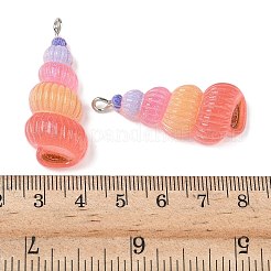 Opaque Resin Pendants&nbsp;RESI-Z040-06P-02