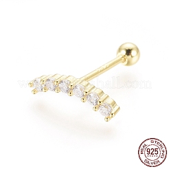 925 Sterling Silver Barbell Cartilage Earrings&nbsp;STER-G031-25G