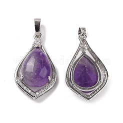 Natural Amethyst Pendants&nbsp;G-H283-04P-23