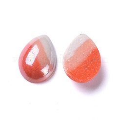 Opaque Glass Cabochons&nbsp;GGLA-S038-02A-10x14