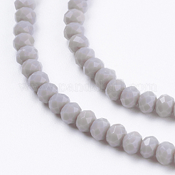 Opaque Solid Color Glass Bead Strands&nbsp;GLAA-F076-A07