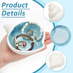 Porcelain Ashtray Decorations&nbsp;DJEW-WH0058-11A