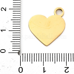 304 Stainless Steel Pendants&nbsp;STAS-M117-01B-G
