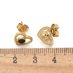 304 Stainless Steel Stud Earrings&nbsp;EJEW-F361-06G