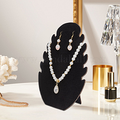 2Pcs Desktop Paper Necklace Display Stands&nbsp;NDIS-SC0001-03B