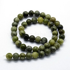 Natural Chinese Southern Jade Beads Strands&nbsp;X-G-I199-07-8mm