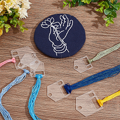 30Pcs 3 Style Acrylic Thread Winding Boards&nbsp;FIND-PH0018-40