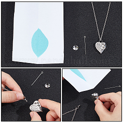 Stainless Steel Urn Ashes Necklace&nbsp;NJEW-CN0001-04
