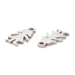 Non-Tarnish 201 Stainless Steel Pendants&nbsp;STAS-D451-18P