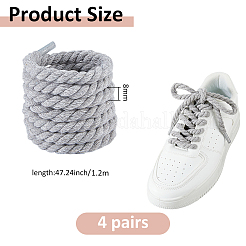 4 Pairs Cotton Shoelaces&nbsp;FIND-FH0012-04A