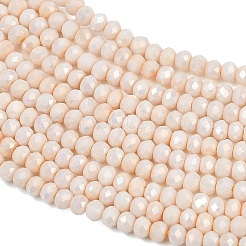 Electroplate Rondelle Glass Beads Strands&nbsp;GL-T021-2x2.5mm-17-19
