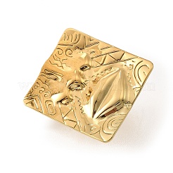 304 Stainless Steel Cuff Open Rings&nbsp;RJEW-H269-03G