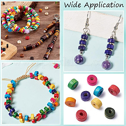 2000Pcs 10 Colors Wooden Beads&nbsp;WOOD-SC0002-38