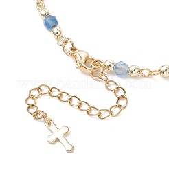 304 Stainless Steel Tiny Cross Link Bracelets&nbsp;BJEW-JB13244-01