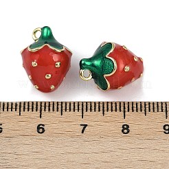 Brass Enamel Pendants&nbsp;KK-I358-070G-04