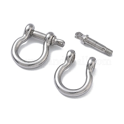 304 Stainless Steel Ring Clip Buckles for Bag Chain Strap&nbsp;STAS-C165-02B-P