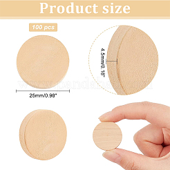 Beech Wooden Round Pieces&nbsp;WOOD-OC0002-37