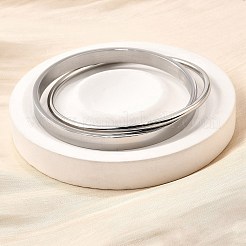 304 Stainless Steel Bangles&nbsp;BJEW-V004-01P