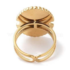 Ion Plating(IP) 304 Stainless Steel Ring&nbsp;RJEW-B059-07G-05