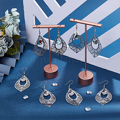 10 Pairs Teardrop 304 Stainless Steel Dangle Earrings Making Kits&nbsp;EJEW-UN00030