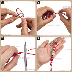 DIY Keychain Making Kit&nbsp;DIY-SC0032-45C