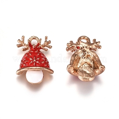 Alloy Enamel Pendants&nbsp;PALLOY-CJC0001-44G