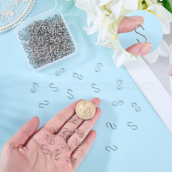 300Pcs 304 Stainless Steel S-Hook Findings&nbsp;STAS-SP0002-14