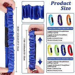 11Pcs 7 Colors Cloth/Nylon Elastic Bands&nbsp;AJEW-CN0005-91