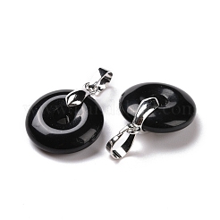 Natural Obsidian Pendants&nbsp;G-E059-01P-03