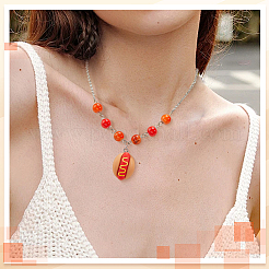 60Pcs Opaque Resin Pendants&nbsp;RESI-SC0006-42