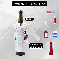 Felt Wine Bottle Cover Bag Decoration & Findings&nbsp;AJEW-CP0010-08A