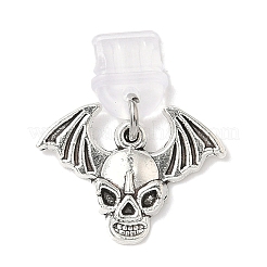 Halloween Theme Tibetan Style Alloy Charm Mobile Straps&nbsp;HJEW-JM03453