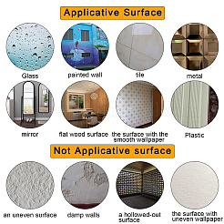 Sunflower Acrylic Mirrors Wall Stickers&nbsp;DIY-WH0167-49B