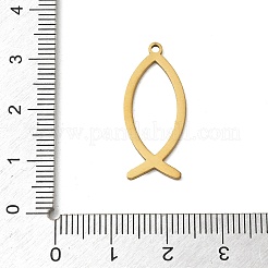 201 Stainless Steel Pendants&nbsp;SA-CBA0460-06G