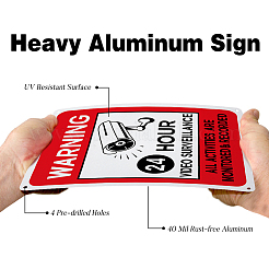UV Protected & Waterproof Aluminum Warning Signs&nbsp;AJEW-GL0001-01A-02