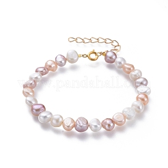 Natural Freshwater Pearl Beaded Bracelets Sets&nbsp;BJEW-JB05122