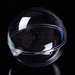 Openable Transparent Plastic Pendants&nbsp;LS-CON-K007-06G