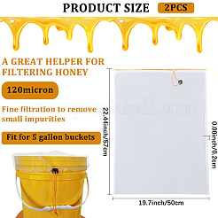 Rectangle Nylon Filter Bag for Honey&nbsp;AJEW-CP0010-41B