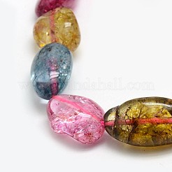Natural Quartz Crystal Nuggets Beads Strands&nbsp;X-G-L154-26